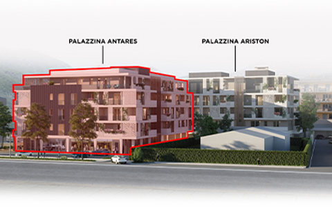Palazzine Antares e Ariston in costruzione ad Albino