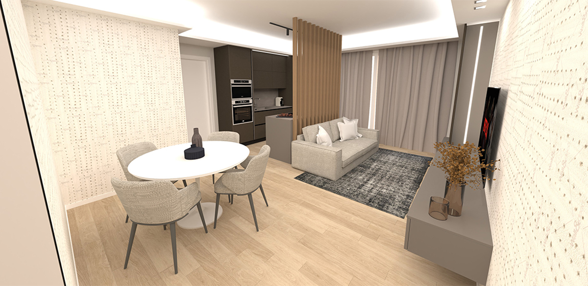 Ingresso del Trilocale - Residenza Antares di Albino